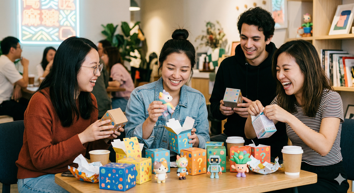 The blind-box economy: selling the surprise